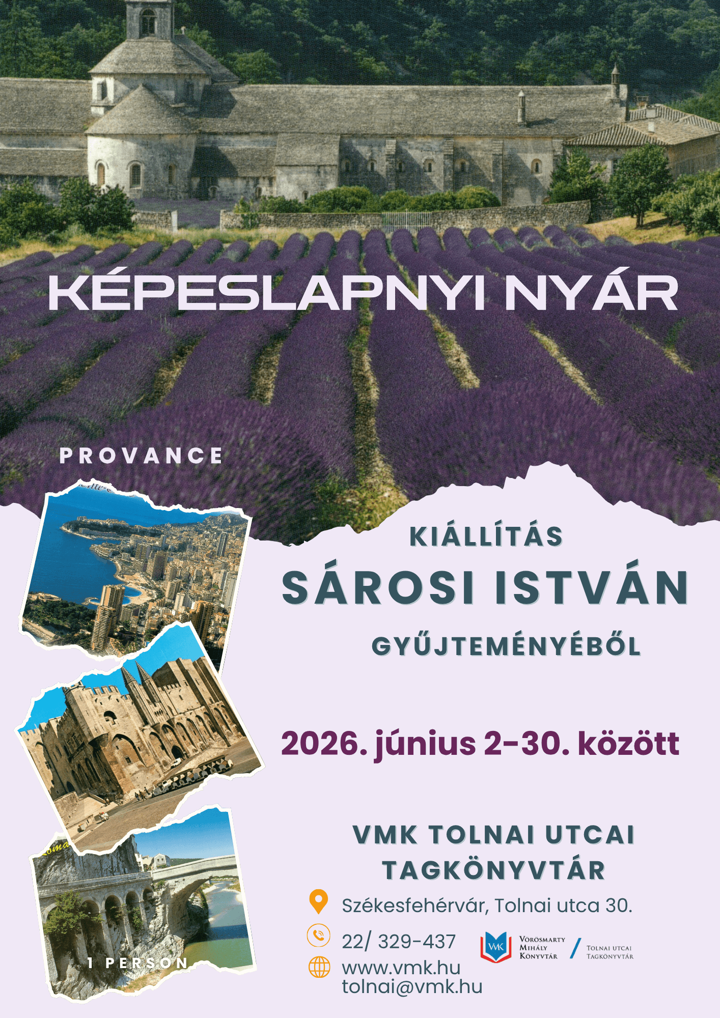 Képeslapnyi nyár a Tolnai Utcai Tagkönyvtárban
