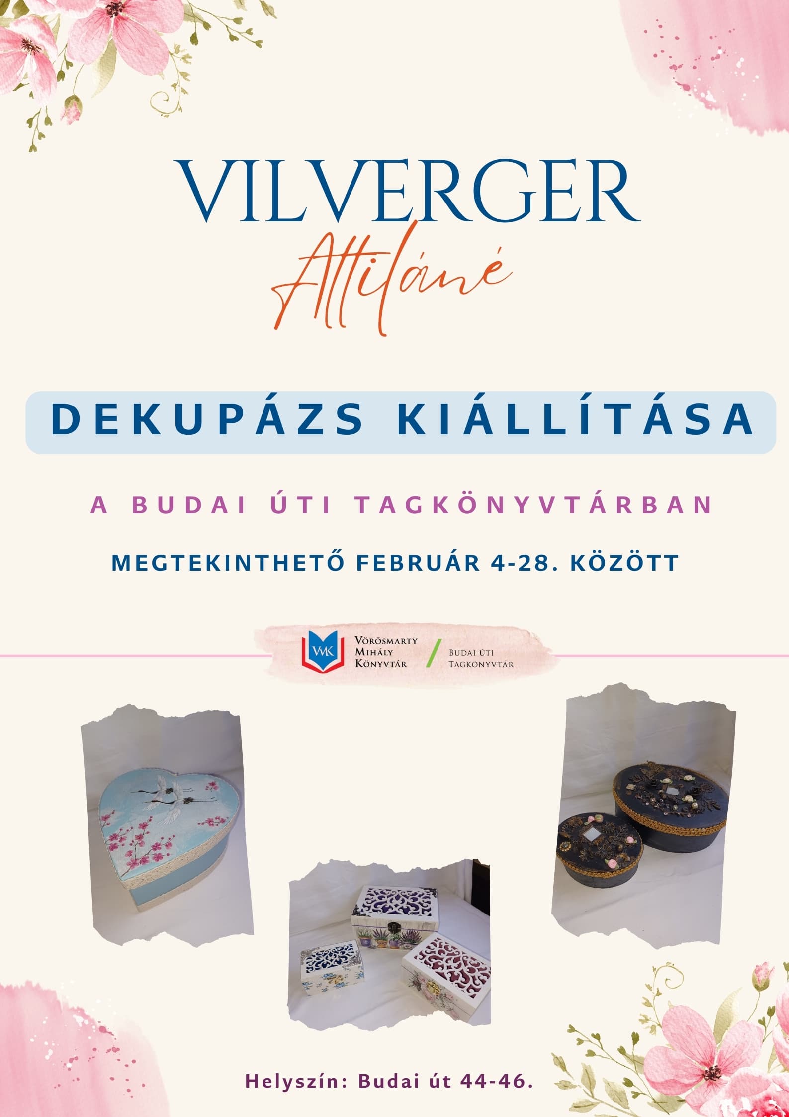 Vilverger Attiláné kiállítása