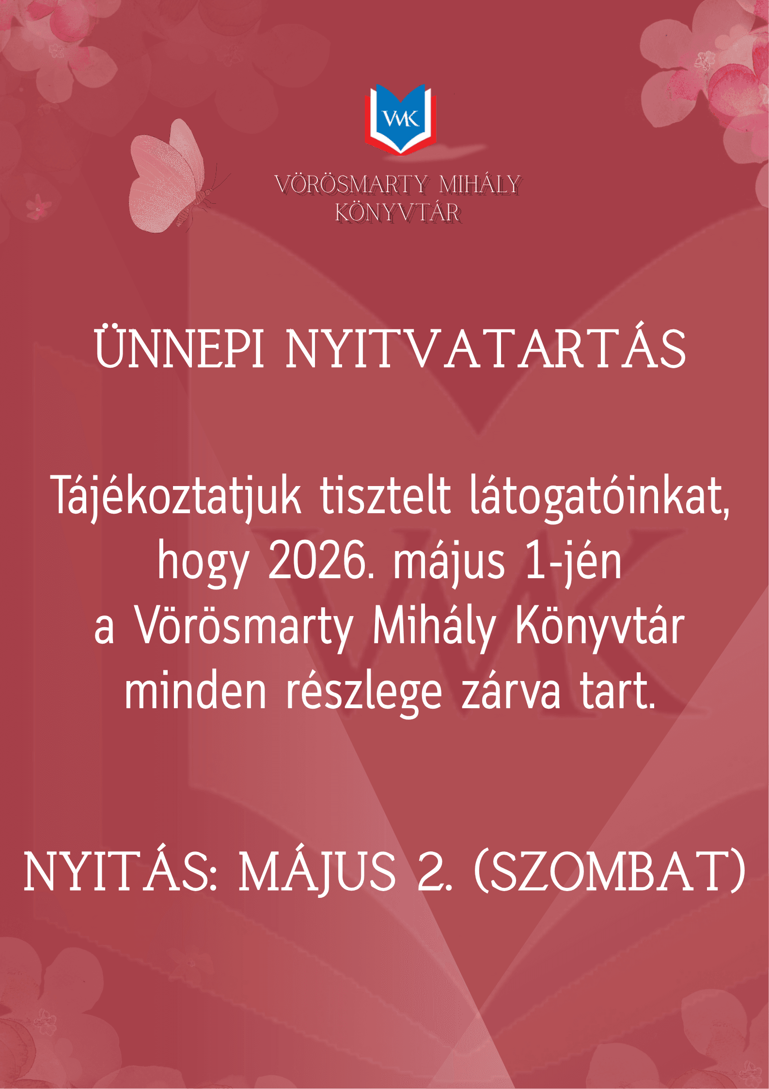 Ünnepi nyitvatartás