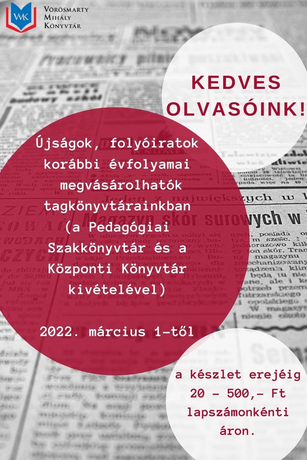 Újság és folyóirat vásár