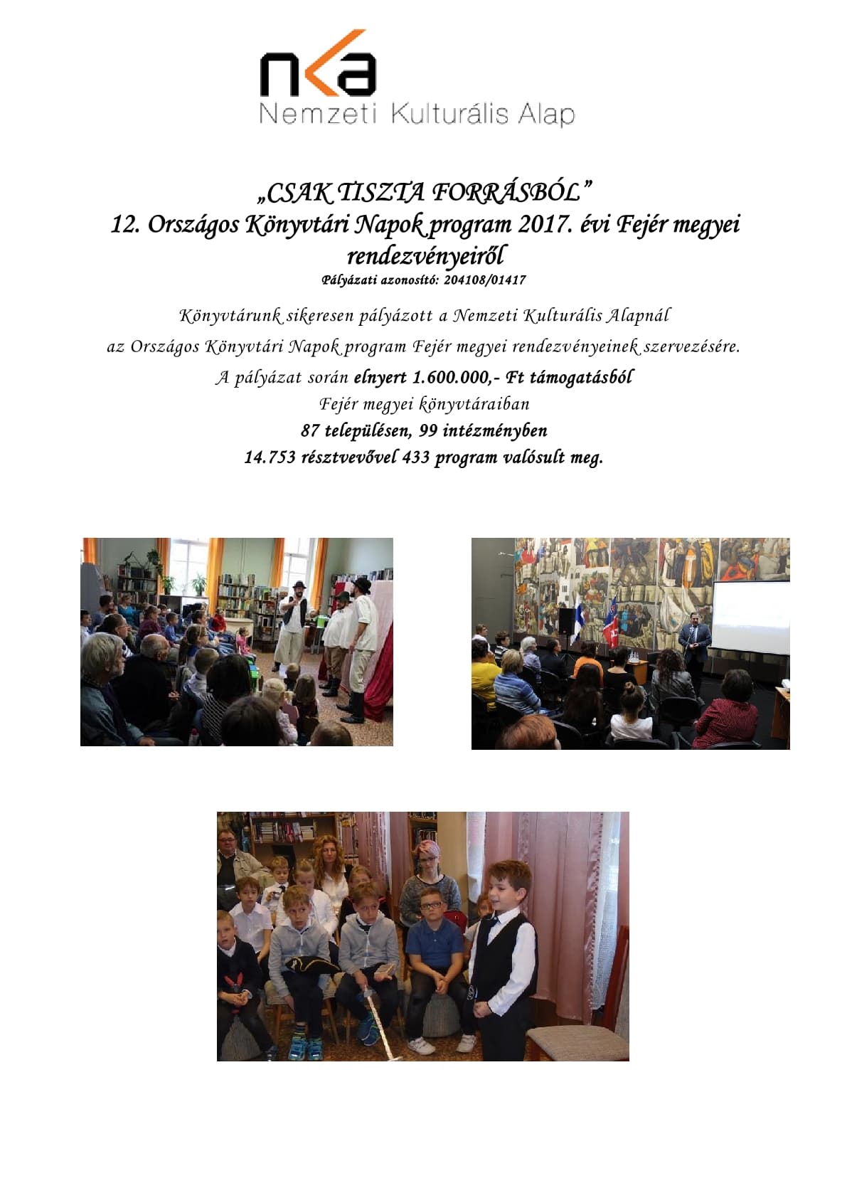 Közlemény - OKN 2017