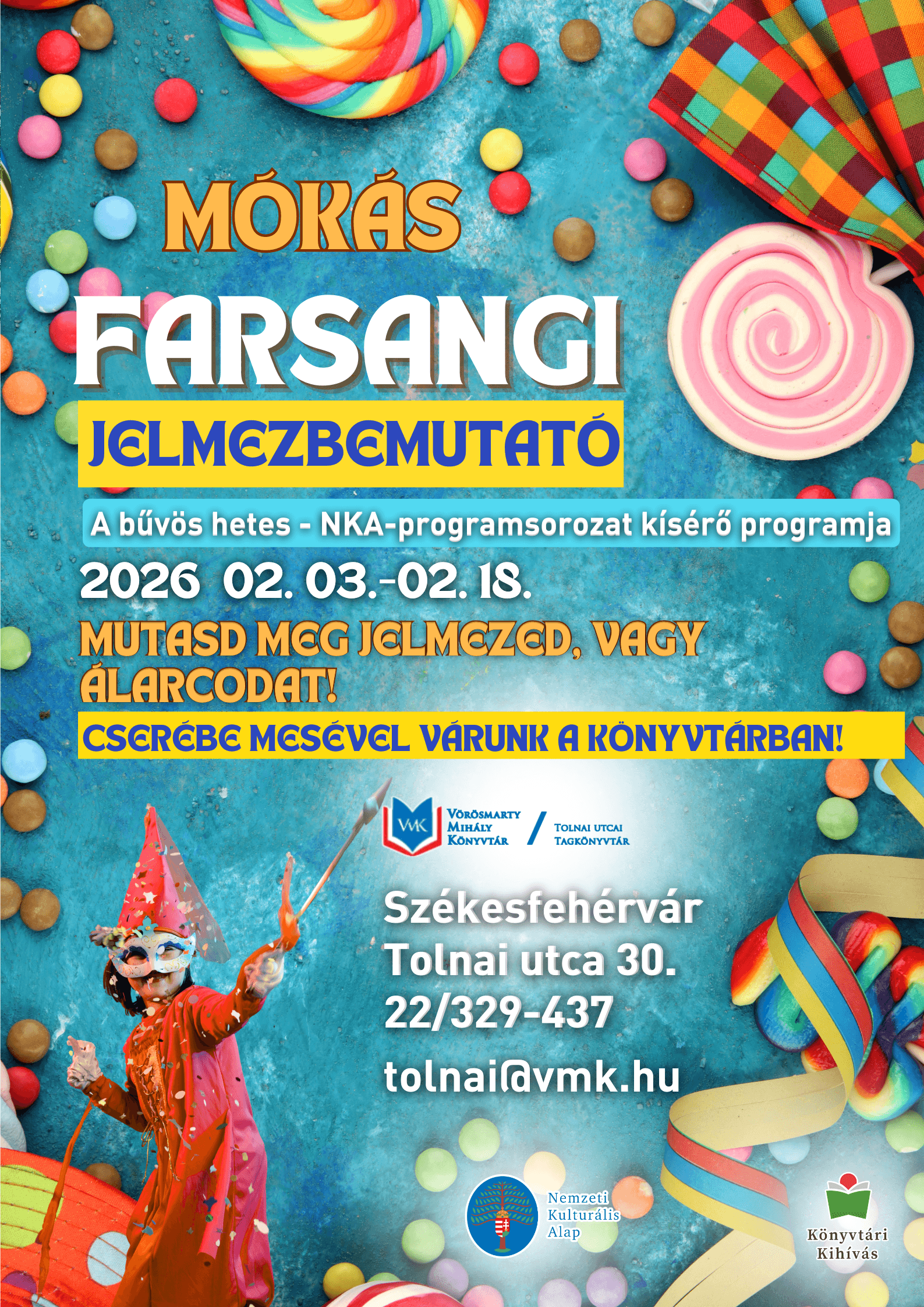 Mókás farsangi jelmezbemutató