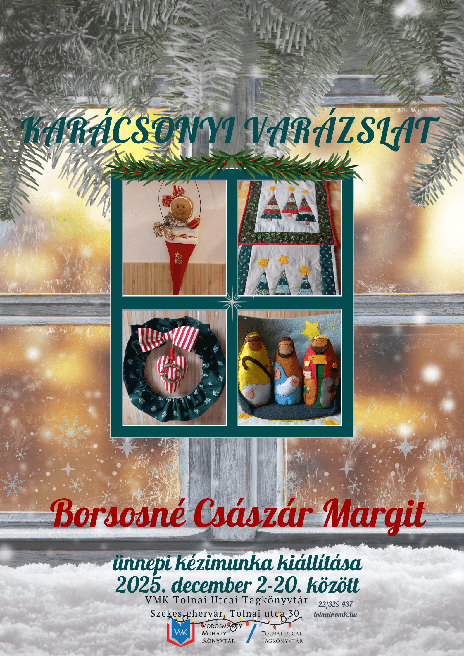 Karácsonyi varázslat a Tolnai Utcai Tagkönyvtárban