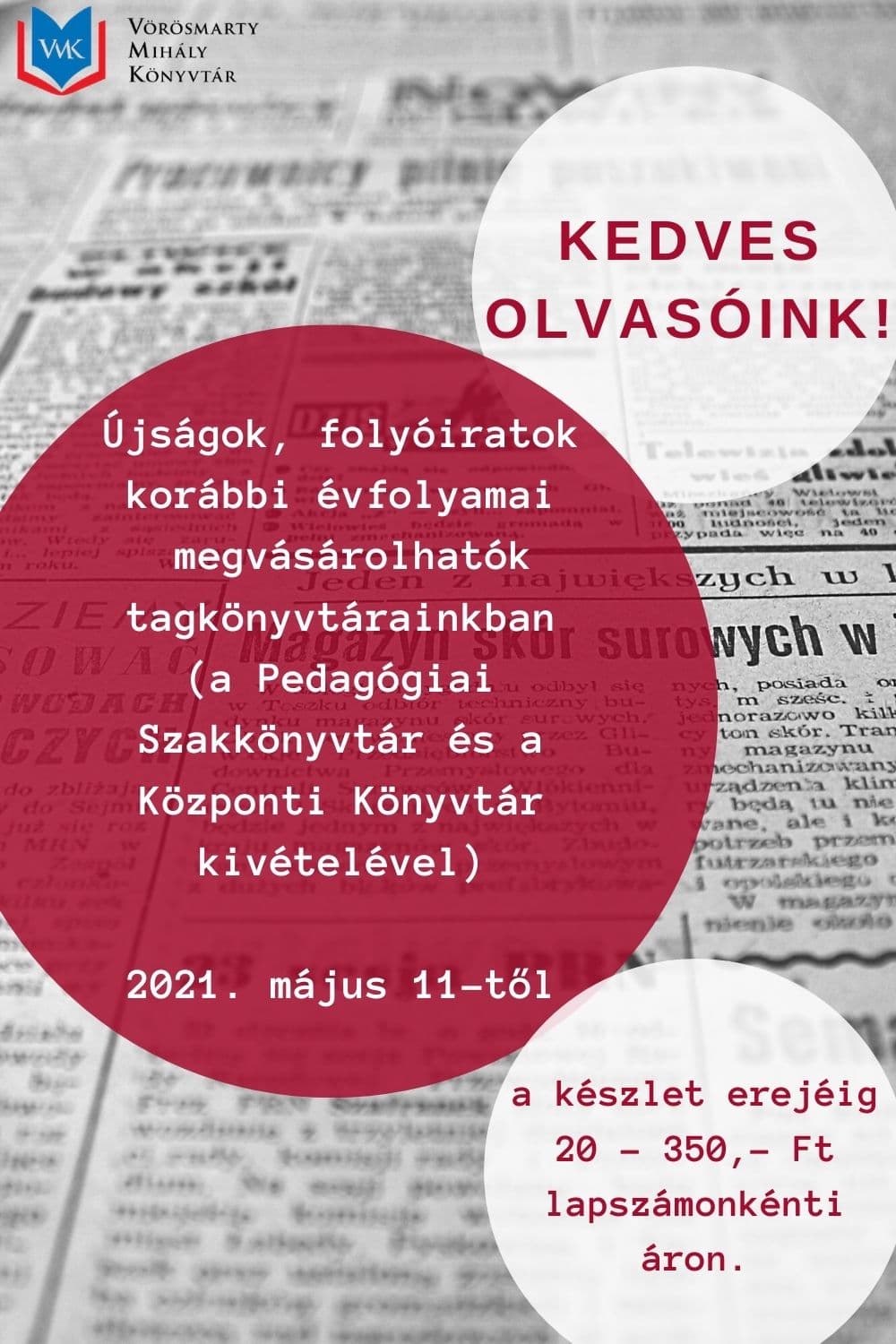 Folyóirat kiárusítás