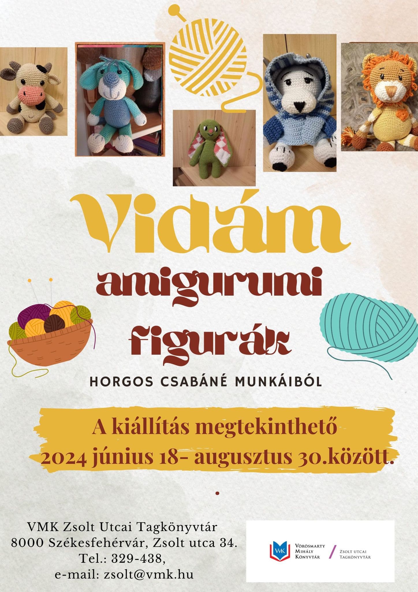 Vidám amigurumi figurák