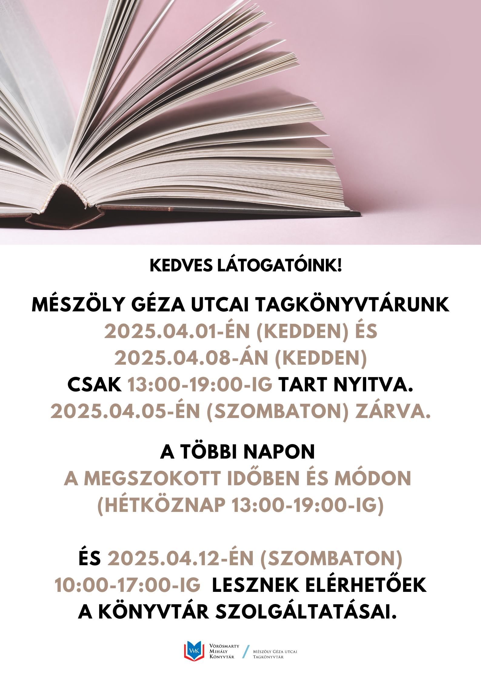 Részleges nyitvatartás
